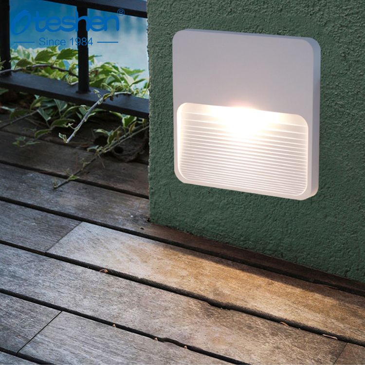 China factory LED stair wall indoor outdoor surface mounted led step light sconces for lighting exterior nightscape