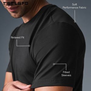 Camiseta Deportiva Personalizada para Hombre, de Secado Rápido, 280g, Tejido Reciclado Ecológico, Corte Atlético, para Uso Diario - Product Image 2