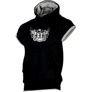 Sudadera con Capucha 100% Algodón con Diseño de Cuentas, Forro Polar sin Mangas con Capucha - Product Image 1