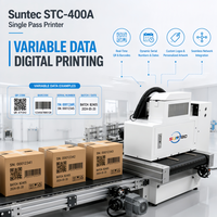 Mesin Cetak Karton Digital Suntec STC-400A Desktop Single Pass Kecepatan Tinggi untuk Tas Kertas Kraft