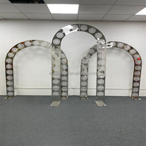 อุปกรณ์ซุ้มเหล็กทรงกลมพับได้แบบพกพาขาตั้งสำหรับงานเลี้ยงฉลองงานแต่งงาน - Product Image 6