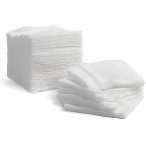 O raio <span class=keywords><strong>X</strong></span> Esponjas De Gaze De Algodão Puro Médico Detectável Comprime 40'S 4 "<span class=keywords><strong>X</strong></span> 4"-Cotonete Estéril De Gaze 16ply EO/GAMA 11/13/15/17 Linhas - Product Image 1