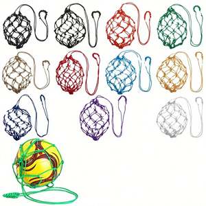 Red de Entrenamiento de Fútbol y Baloncesto, Bolsa de Transporte Portátil con Bolsillo de Malla para Balón, Conos y Botella de Agua, Entrenamiento Deportivo al Aire Libre - Product Image 2