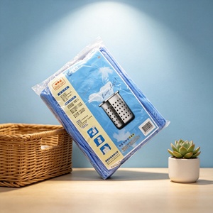 Anti-Clog Durable Plastic Disposable Sink Drain Mesh <b>Bag</b> Portable Laundry Sewer Strainer <b>Net</b> for Food Residue Filtering - Product Image 1