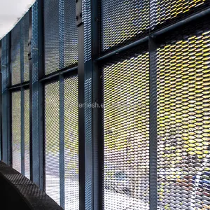 Aluminium Expanded Metal Mesh Fenster gitter Tür gitter