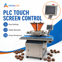 Nouvelle machine multifonctionnelle pour la fabrication de chocolat, déposeur de garniture centralisée à une seule dose, alimentation par prise, garantie 1 an pour un fonctionnement automatique