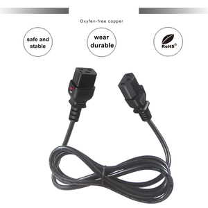 3Pin Plug Male <strong>Computer</strong> Customized Female Connector Monitor Lock C19 to C13 Ac Power <strong>Cord</strong> Cable 250V - Product Image 6