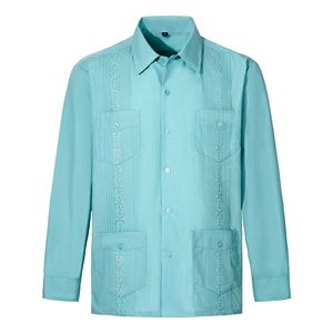 QFZ3125 - Chemise Formelle Homme Tendance Unie Extensible Infroissable Grande Taille pour Affaires - Product Image 2