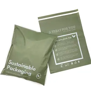 Grosir Sage Green Premium besar 13x16 jadi dapat rusak tugas berat remot poli surat pengiriman tas untuk kotak sepatu