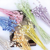 Bunga Poppy Kering Awet, Bahan Bunga Kreatif DIY Abadi, Rangkaian Bunga, Dekorasi Rumah, Hari Valentine