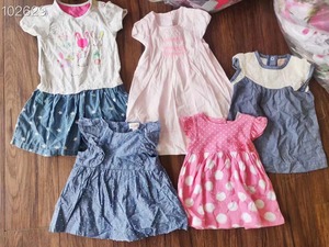 Stock de vêtements de <span class=keywords><strong>marque</strong></span> en coton pour bébé liquidation excédentaire pour enfants autres dépassements de vêtements vente en gros - Product Image 3