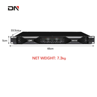 Fabrika toptan sınıf D güç amplifikatörü dn1800 1600W 1200w güç amplifikatörü w 4 kanal