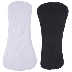 Protège-draps lavables et réutilisables pour adultes, 4 couches, forme d'<span class=keywords><strong>os</strong></span>, gris, en microfibre polaire et charbon de bambou, anti-fuites 3D, 120 unités - Product Image 4