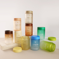 Bouteilles en verre personnalisées pour le stockage de capsules de soins de santé, 100 ml, 150 ml, 180 ml, 200 ml, 250 ml, bocaux en verre à large ouverture pour compléments alimentaires