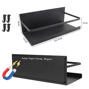 K & B – support magnétique pour <span class=keywords><strong>épices</strong></span>, bocaux latéraux, <span class=keywords><strong>étagère</strong></span> de rangement pour assaisonnement, réfrigérateur, four <span class=keywords><strong>à</strong></span> micro-ondes, cuisine, économiseur d'espace, organisateur suspendu - Product Image 1