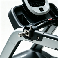 Tapis roulant motorisé professionnel pour salle de sport avec contrôle par clavier, machine de course pour entraînement cardio et aérobique en club de fitness