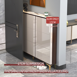 Mobili di lusso moderni <span class=keywords><strong>scarpiere</strong></span> Mdf ultra sottile scarpe armadietto grande organizzatore per la casa in legno <span class=keywords><strong>scarpiere</strong></span> con sedile - Product Image 4