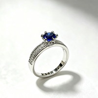 Bagues en laiton plaqué platine, pierres étincelantes élégantes pour les fêtes d'anniversaire, les mariages, les anniversaires de mariage, bijoux de mode, cadeaux