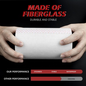 Phong cách mới sợi thủy tinh lưới tự dính sợi thủy tinh lưới vải giấy vách thạch cao Băng - Product Image 4