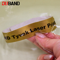 Bracelets Tyvek imprimables au laser avec codes-barres et codes QR, résistants à l'eau et aux déchirures, pour événements