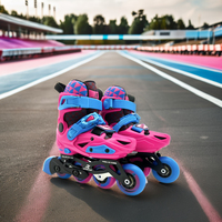 Patins à roulettes populaires EACH, patins à roulettes pour enfants, patins à roulettes professionnels, patins à roulettes pour débutants, taille réglable pour garçons et filles
