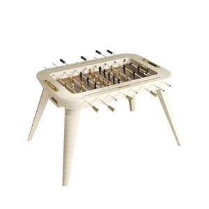 Table de baby-foot miniature en bois massif haut de gamme et abordable avec 8 tiges – Table de baby-foot pour deux joueurs pour le divertissement et les loisirs - Product Image 5