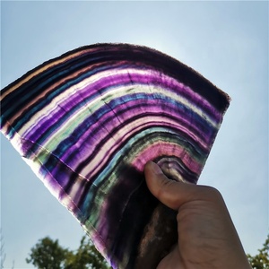 Lucido Naturale Arcobaleno <span class=keywords><strong>Fluorite</strong></span> Cristallo Di Quarzo Lastre di Pietre <span class=keywords><strong>Fluorite</strong></span> Fetta Per La Decorazione Domestica - Product Image 4