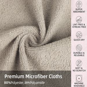 Rouleaux de serviettes en microfibre MSJ à déchirer, personnalisés, paquets de 50/75/100, lavables, écologiques, pour verre, voiture, cuisine, chiffons en microfibre 30x30cm - Product Image 2