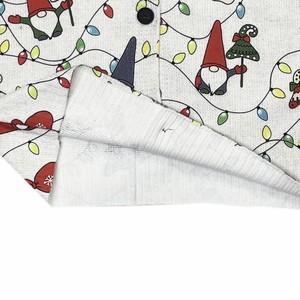 Cardigan en tricot à col en V pour femme, imprimé <span class=keywords><strong>gnome</strong></span> de Noël, lumières de Noël, manches longues, <span class=keywords><strong>pull</strong></span> fantaisie, vente en gros, OEM personnalisé - Product Image 2
