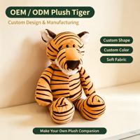 Jouets en peluche personnalisés, coussin figurine animal de la forêt, rembourrage en coton PP doux, poupée pour machine à griffes, cadeau pour fête d'enfants et anniversaire.