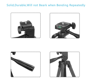 น้ําหนักเบากล้องโทรศัพท์ขาตั้งกล้องแบบพกพาปรับขาตั้งผู้ถือคลิปรีโมทคอนโทรลสําหรับ Live <span class=keywords><strong>Youtube</strong></span> สําหรับโทรศัพท์มือถือ - Product Image 4