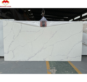 Thiết kế hiện đại Thiết kế thạch anh đá slab ánh sáng màu vàng thạch anh slab Đá Nhân Tạo cho bàn bếp - Product Image 2