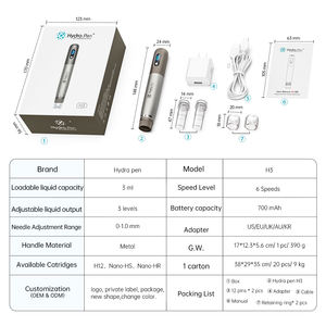 Hidratante Hydra Pen Microneedling Dispositivo para Body Head Colágeno-Estimulante Limpeza Profunda Pele Apertando Cuidados Faciais - Product Image 5