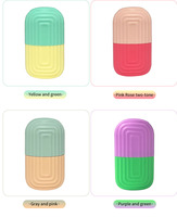 Moule à glace en silicone réutilisable pour massage, moule à glace réutilisable pour le visage, outil de massage à la glace pour les soins de la peau à domicile
