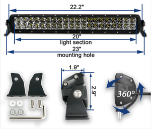 <span class=keywords><strong>Aurora</strong></span>-barre lumineuse led 6d lisse avec faisceau lumineux blanc, livraison gratuite, nouvelle collection - Product Image 6