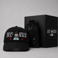 Gorra de Lujo Personalizada con Logotipo 3D, Diseño de Gorra Urbana Premium Bordada en Metal, Venta al por Mayor Barata de Fábrica, Envío Rápido, con Bolsa y Caja