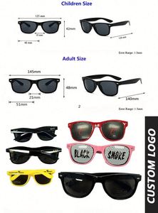 Lunettes de soleil personnalisées OEM avec logo, protection UV 400 en PC, design créatif, promotion mode, sérigraphie, pour hommes et femmes - Product Image 3