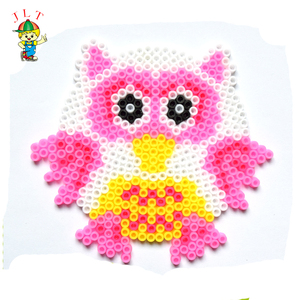 Juguetes de rompecabezas 3D ecológicos, patrones de Parot, cuentas de plástico de 5mm, juguetes educativos para niños pequeños - Product Image 3