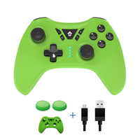 Control Inalámbrico Económico para Computadora, Joystick, Gamepad con Cable, Funda de Silicona, Control con Agarre para Switch Pro y PC