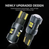 Ampoules LED RGB T10 12V pour intérieur de voiture, plafonnier, lecture de cartes, Canbus 2016 SMD 5W Blanc Jaune, Garantie 12 mois