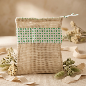 Bolsas de Embalaje al por Mayor con Cordón de Algodón Impresas Personalizadas para Minoristas - Product Image 1