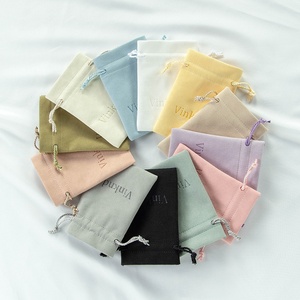 Custom Printed Microfiber <b>Envelope</b> Drawstring Jewelry Pouch and Packaging <b>Gift</b> Bag - Product Image 2