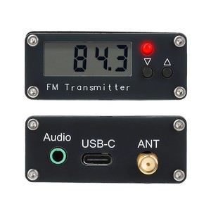 2000m 0.5W FM <span class=keywords><strong>Transmitter</strong></span> 76-108MHz LCD hiển thị kỹ thuật số FM <span class=keywords><strong>stereo</strong></span> truyền Loại C Nhà thờ xe đài phát thanh phát sóng khuôn viên trường statio - Product Image 3