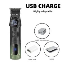 Tondeuse à cheveux professionnelle DALING DL-1975 avec lame réglable, corps en gradient, recharge USB, moteur puissant intégré
