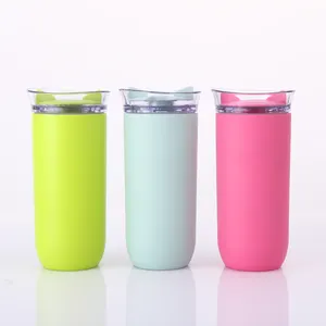 Customized Color 500ml Double Wall Stainless Steel Vacuum Insulated Coffee Cup Insulated Tumbler For Camping