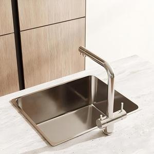 Juego <span class=keywords><strong>de</strong></span> Gabinetes <span class=keywords><strong>de</strong></span> Cocina Estilo Contemporáneo con Chapa <span class=keywords><strong>de</strong></span> Madera para Proyecto en México, Muebles <span class=keywords><strong>de</strong></span> Diseño, Gabinetes <span class=keywords><strong>de</strong></span> Cocina - Product Image 5