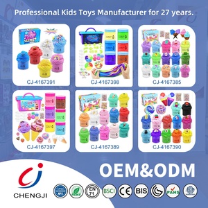 Kit de slime coloré et moelleux Chengji Crystal Mud, jouets créatifs DIY, slime scintillant, slime arc-en-ciel, slime bonbon de coton - Product Image 6
