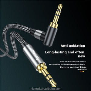 Ingle Bend 3,5mm Cable de audio Bend Computadora Altavoz Auriculares Cable de audio para automóvil - Product Image 6