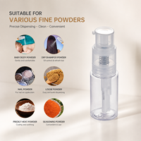 Flacon pulvérisateur personnalisé en PET pour poudre fine – Distributeur de poudre pour shampoing sec, coiffage et emballage cosmétique