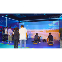 Projection extrême de mur d'aviron de jeu d'intérieur interactif immersif de Digital pour le centre commercial